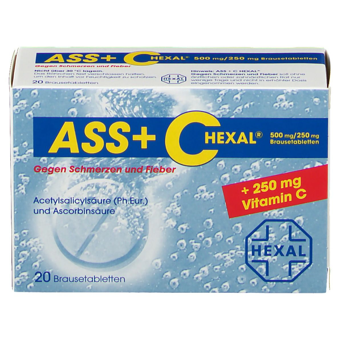 ASS + C HEXAL® Gegen Schmerzen und Fieber