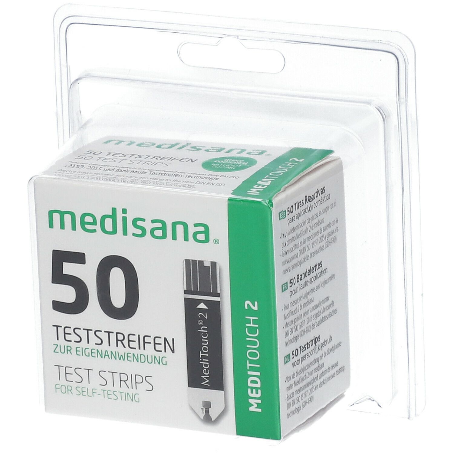 Medisana® MediTouch 2 Blutzuckerteststreifen im Blister