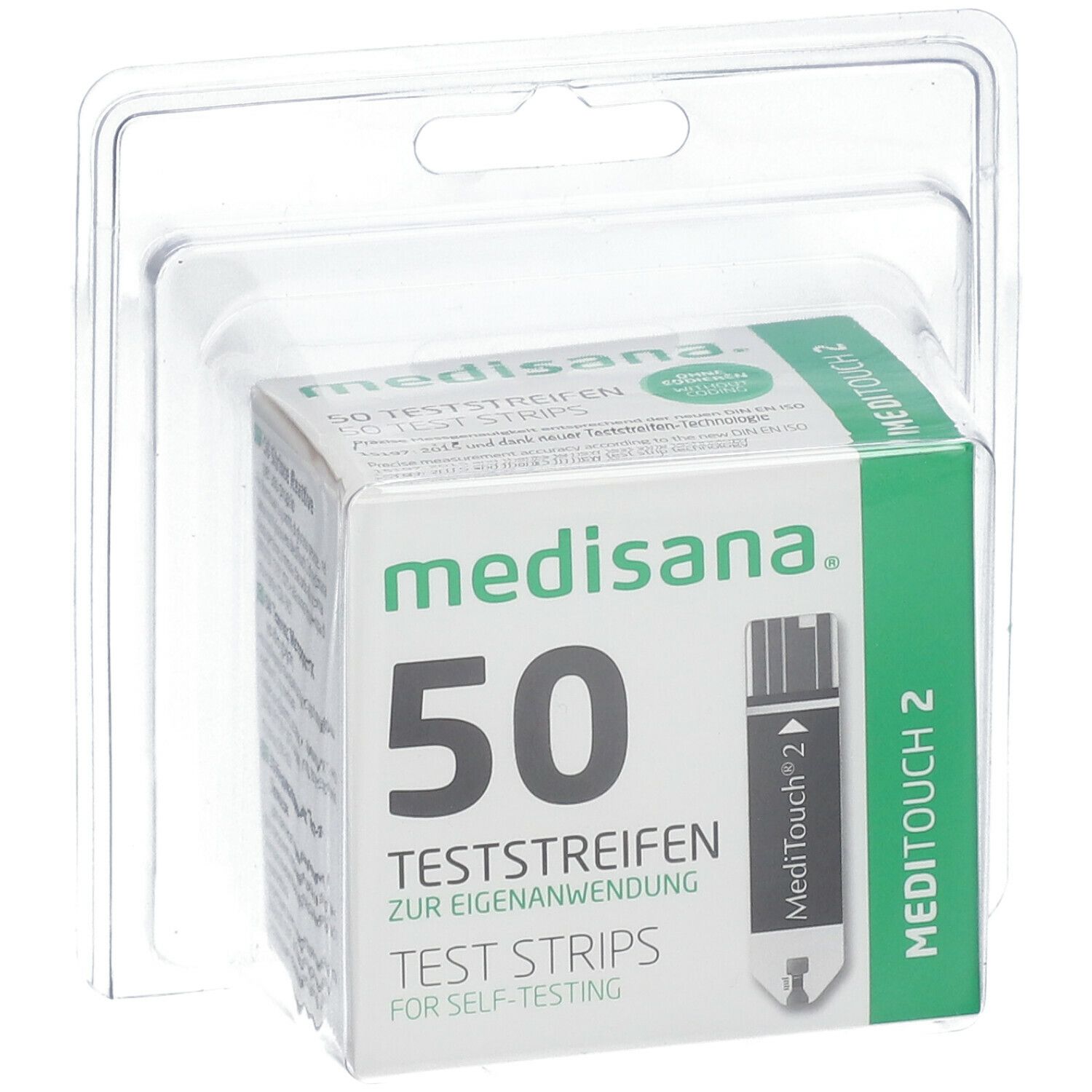 Medisana® MediTouch 2 Blutzuckerteststreifen im Blister