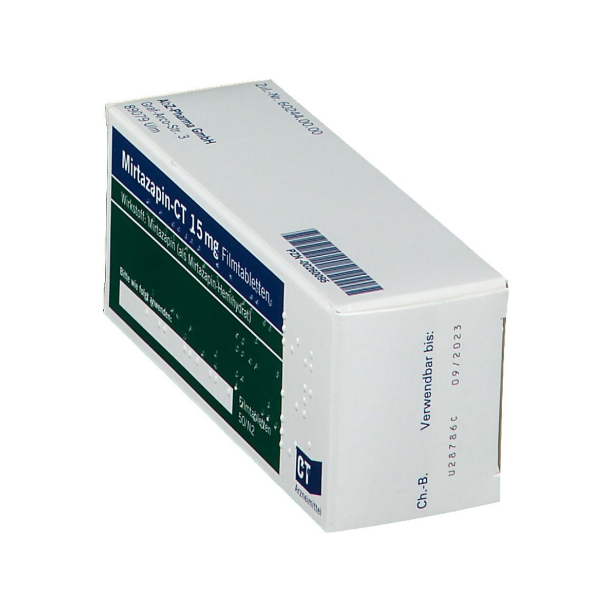 Mirtazapin-Ct 15 mg Filmtabletten 50 St