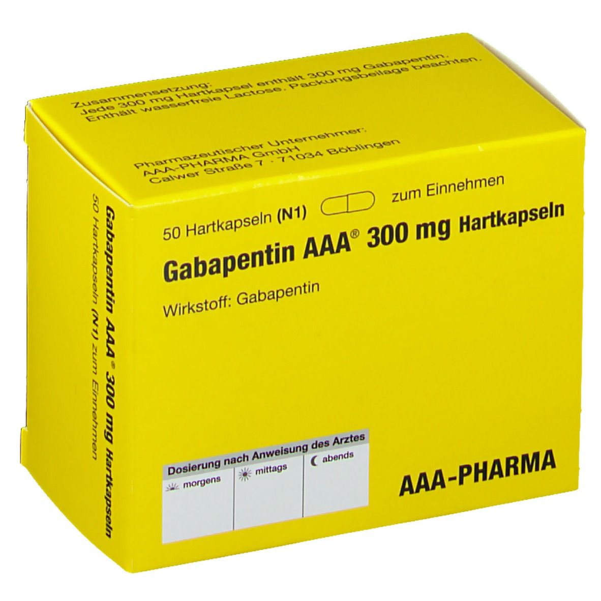 Gabapentin AAA® 300Mg