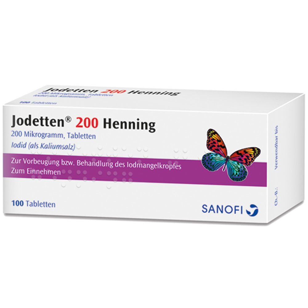 Jodetten® Henning 1x wöchentlich Tabletten