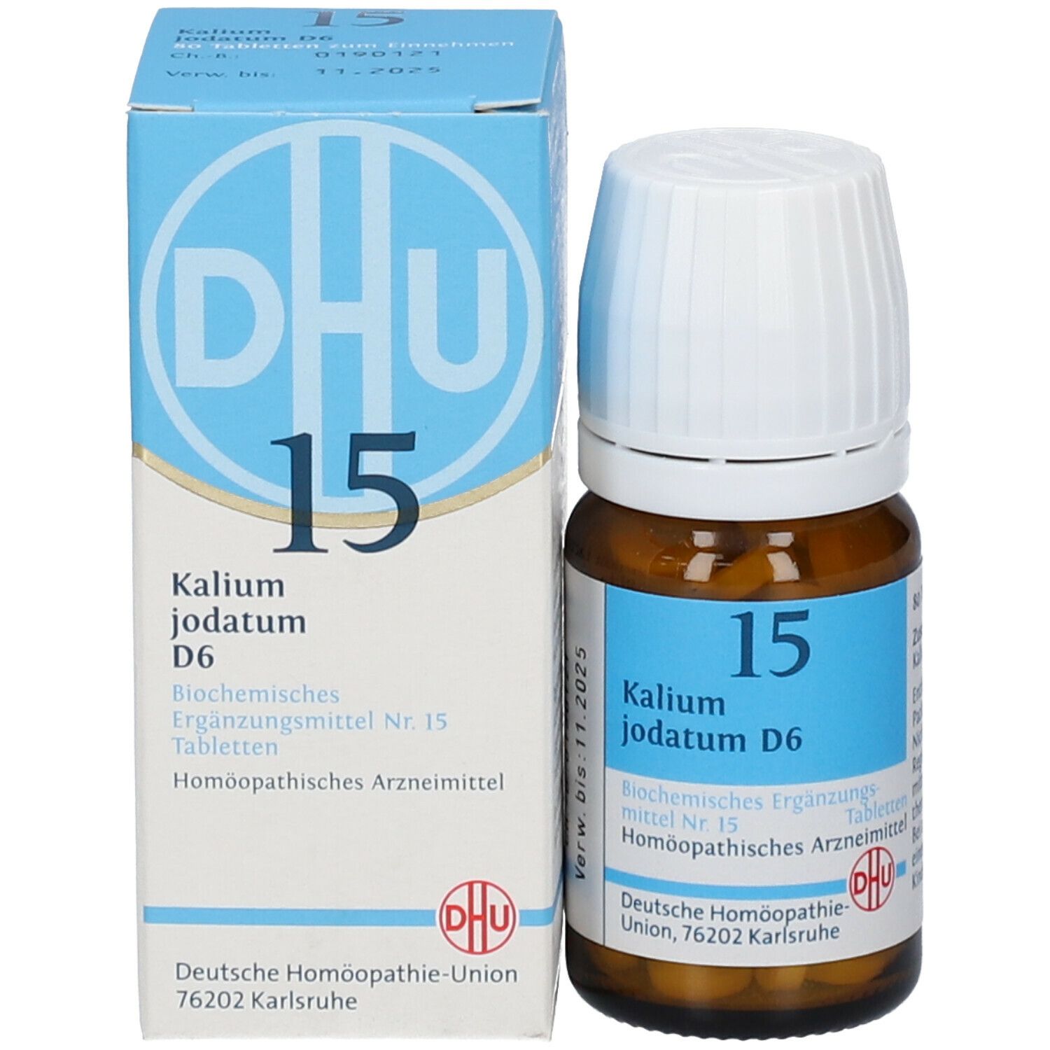 DHU Biochemie 15 Kalium jodatum D6