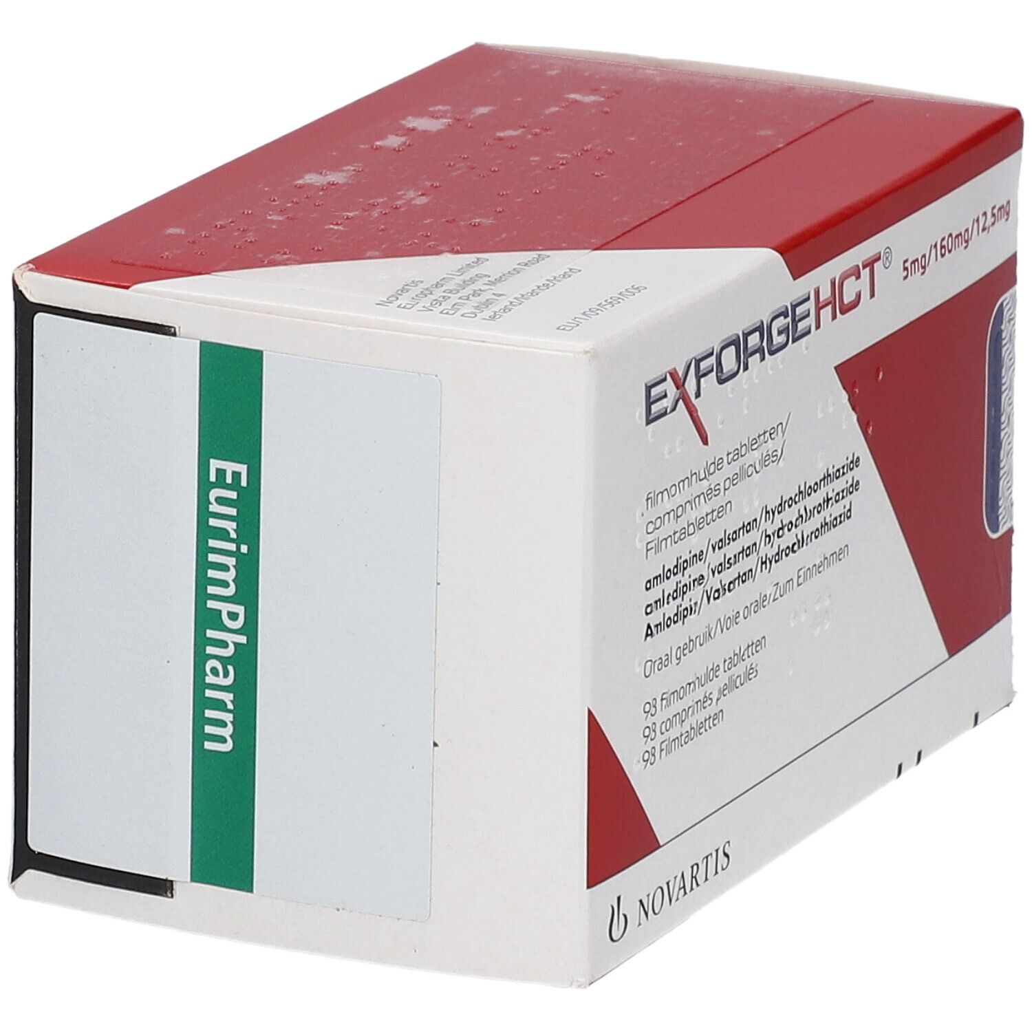 Exforge HCT 5 mg/160 mg/12,5 mg Filmtabletten 98 St