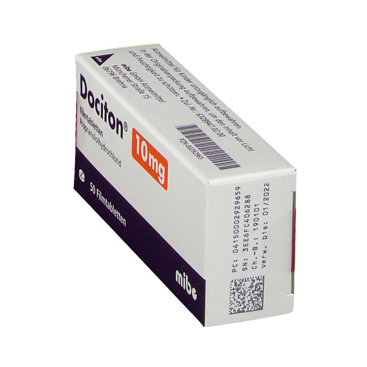 Dociton 10 mg Filmtabletten 50 St