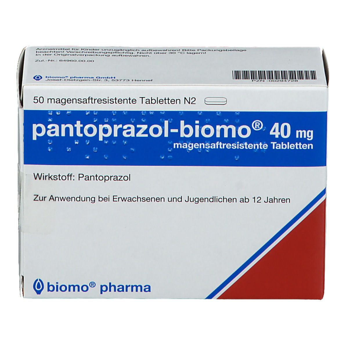 pantoprazol-biomo® 40 mg