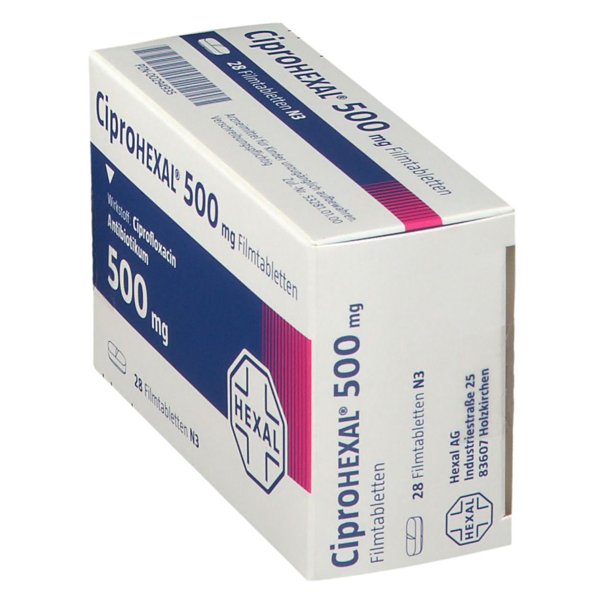 Ciprohexal 500 mg Filmtabletten 28 St