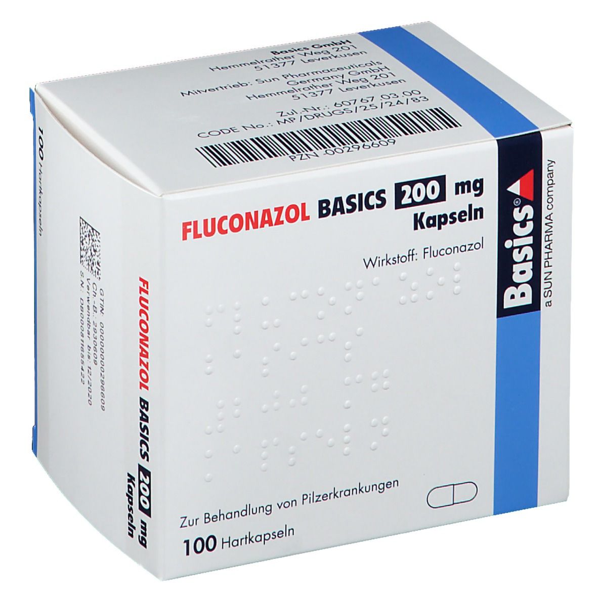 FLUCONAZOL BASICS 200 mg
