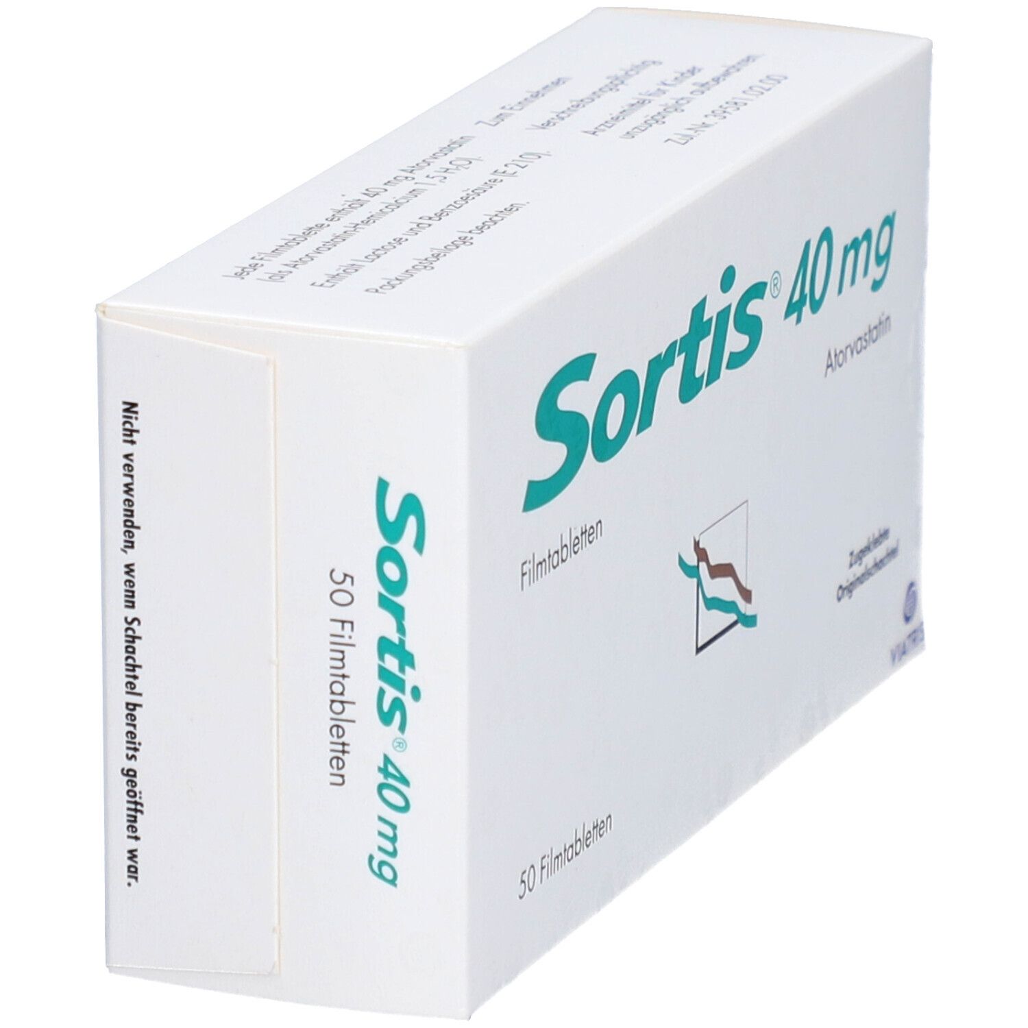 Sortis 40 mg Filmtabletten 50 St