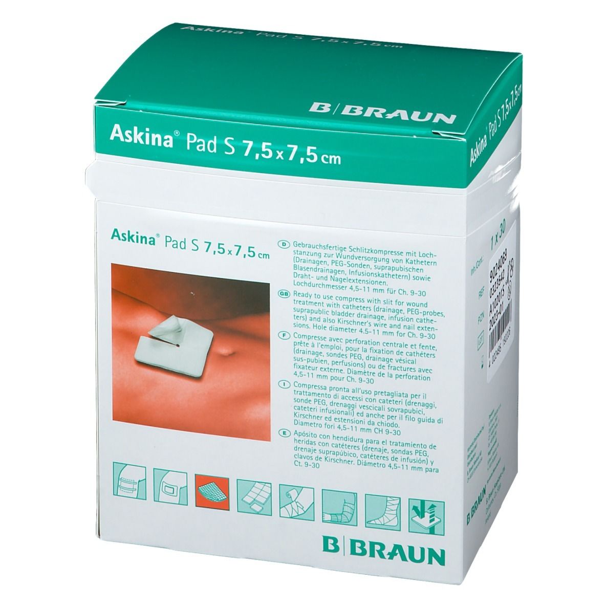 Askina® Pad S 7,5 x 7,5 cm
