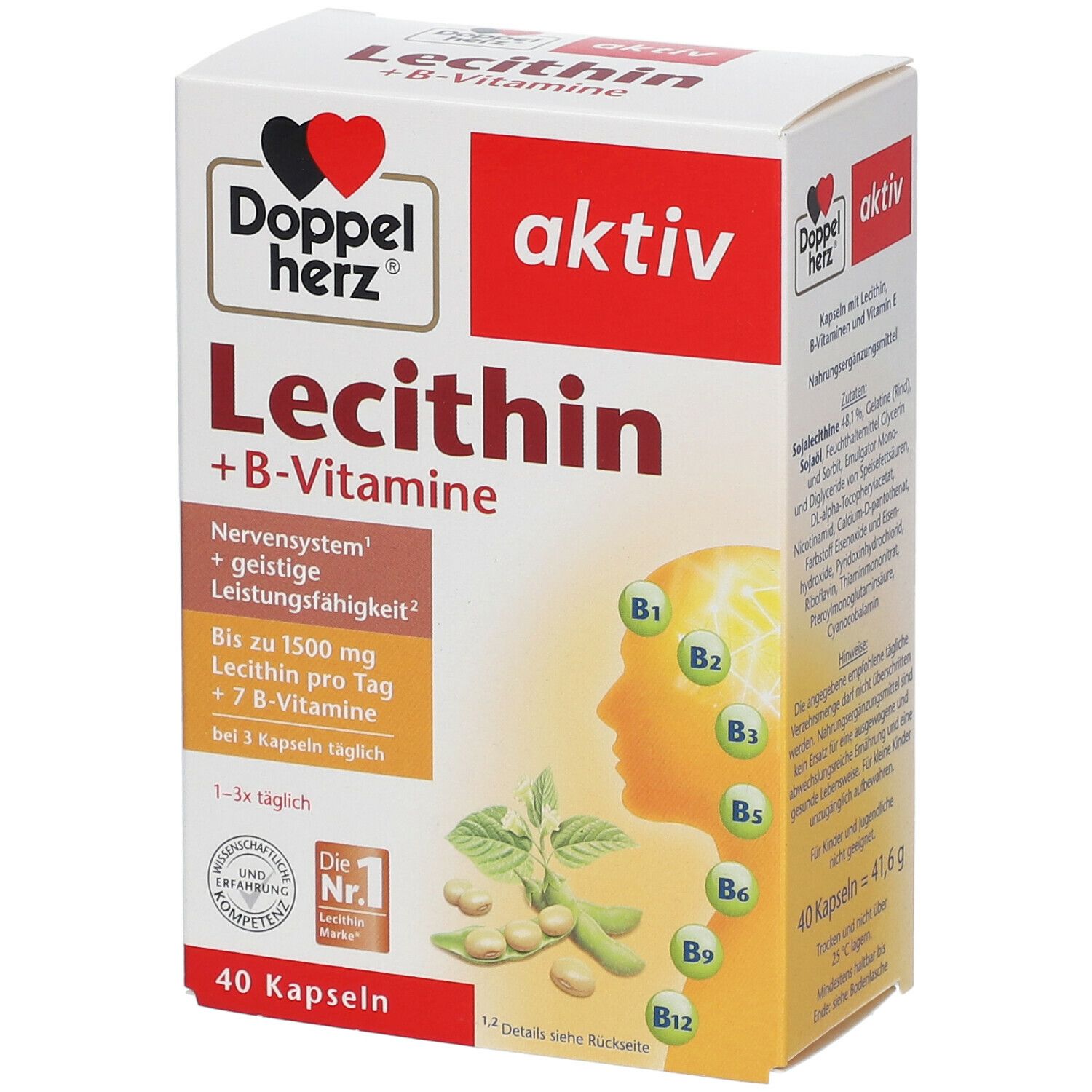 Doppelherz® aktiv Lécithine + Vitamines B Capsules