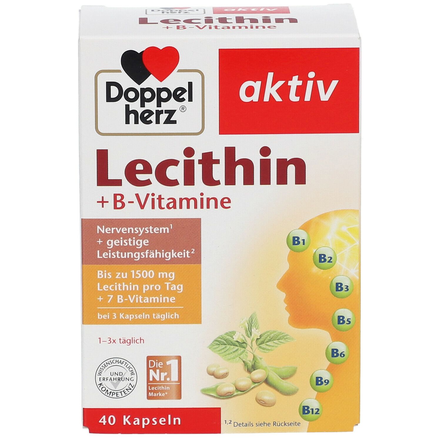 Doppelherz® aktiv Lécithine + Vitamines B Capsules