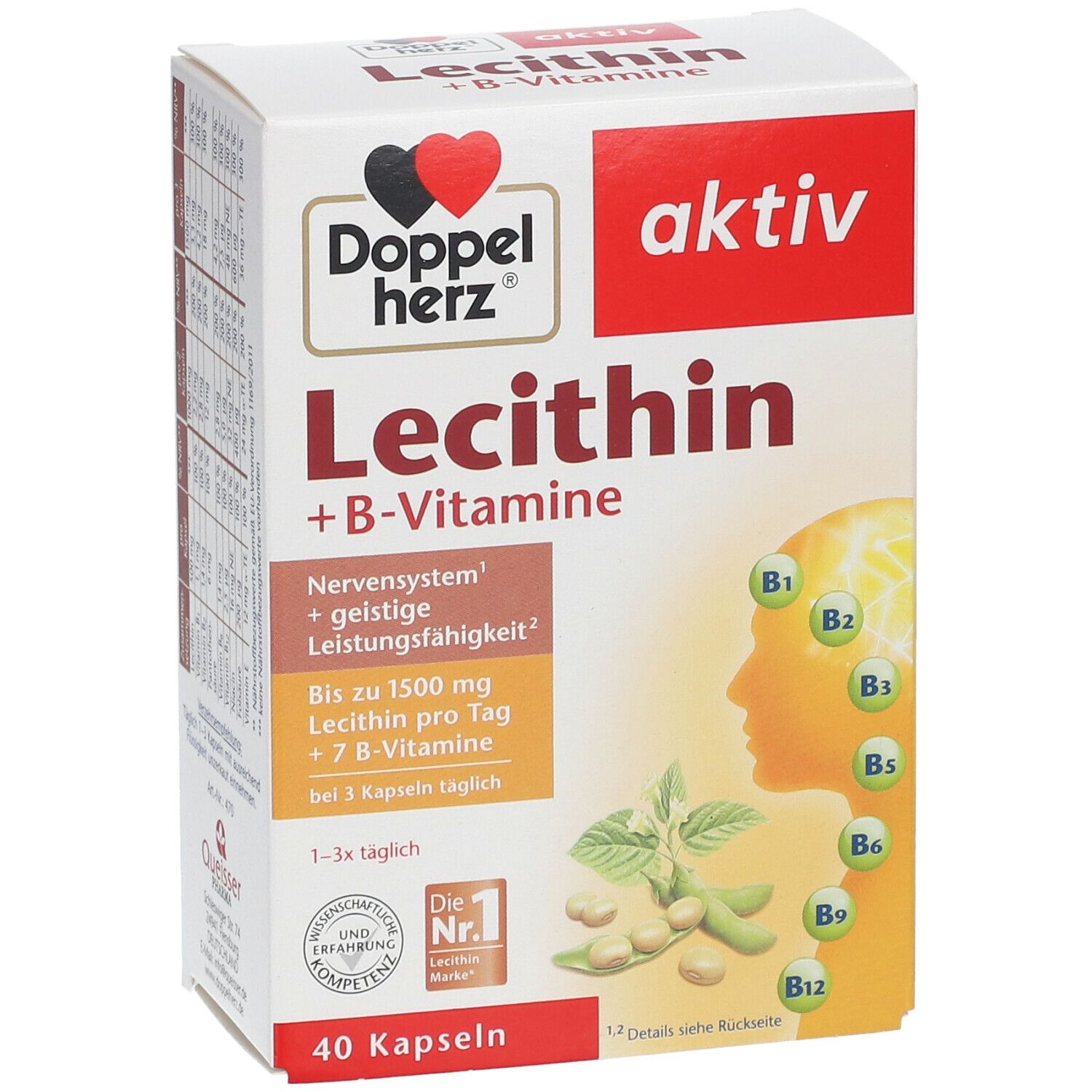 Doppelherz® aktiv Lecithin + B-Vitamine Kapseln