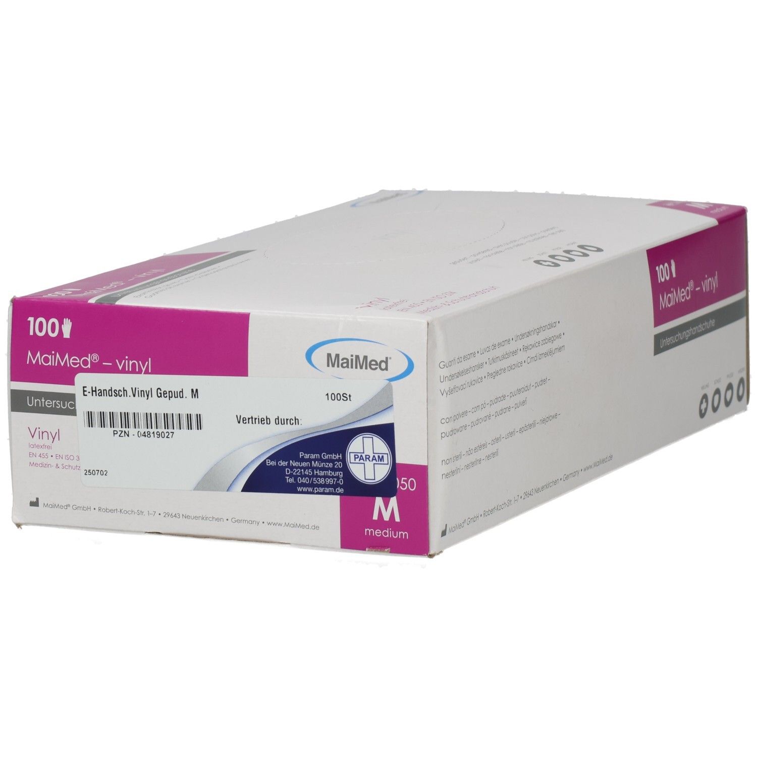 MaiMed® vinyl Einmalhandschuhe
