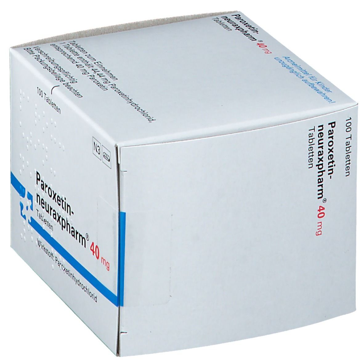 PAROXETIN-neuraxpharm 40 mg Tabletten 100 St