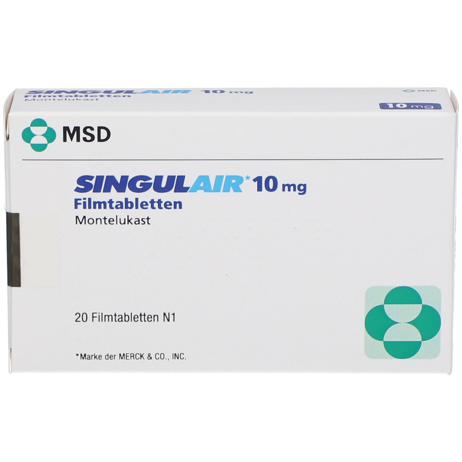 Singulair 10 Mg 20 St Mit Dem E Rezept Kaufen Shop Apotheke