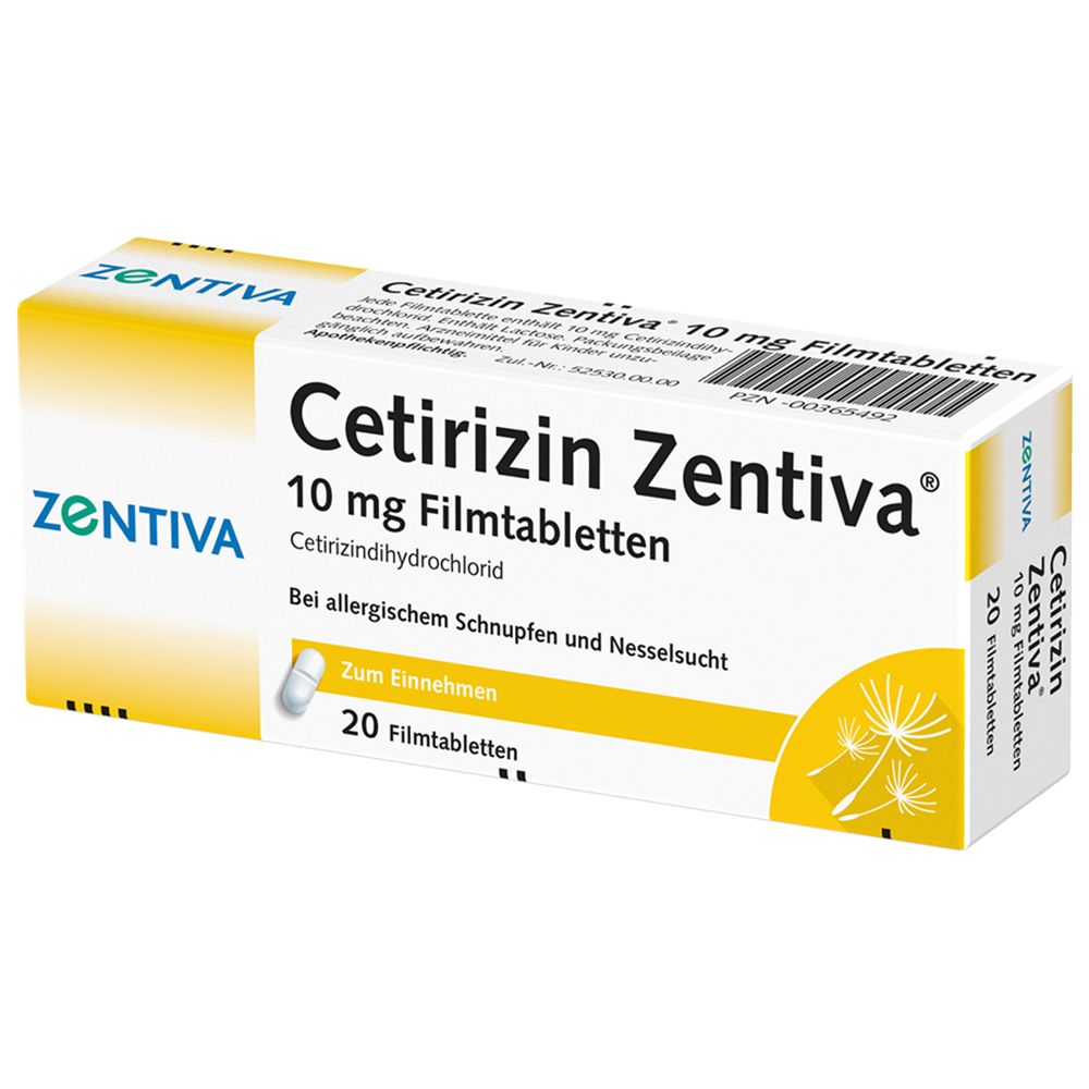 Cetirizin Zentiva® 10 mg