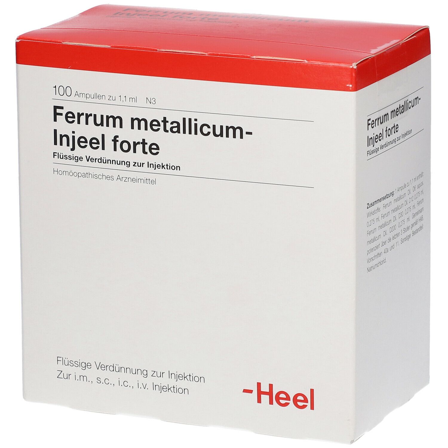 Ferrum metallicum-Injeel® forte Ampullen 100 St - Shop Apotheke