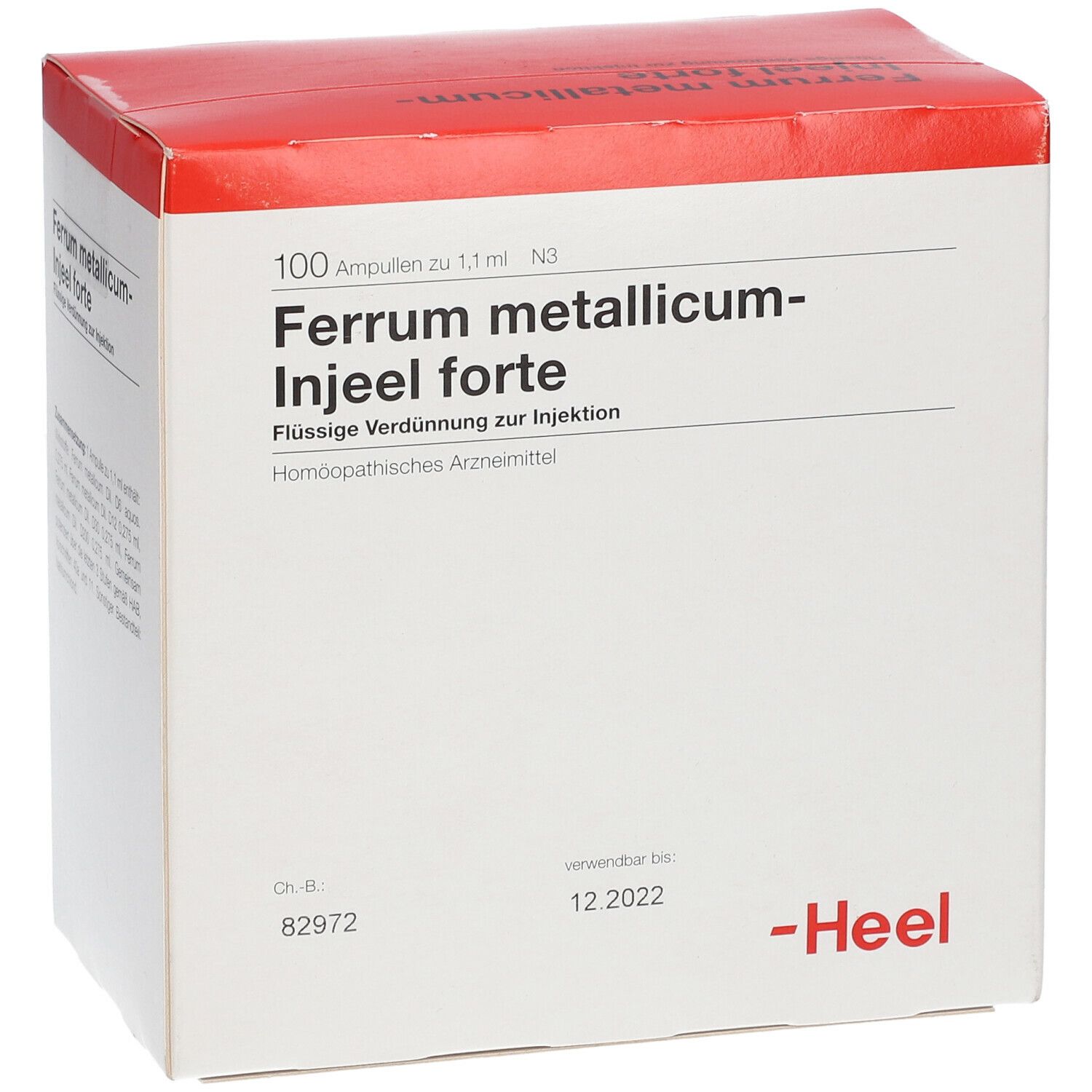 Ferrum metallicumInjeel® forte Ampullen 100 St Shop Apotheke