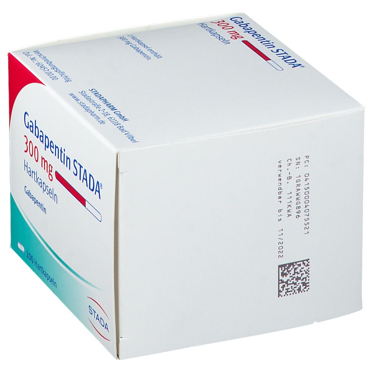 Pregabalin Stada 300 mg Hartkapseln 100 St