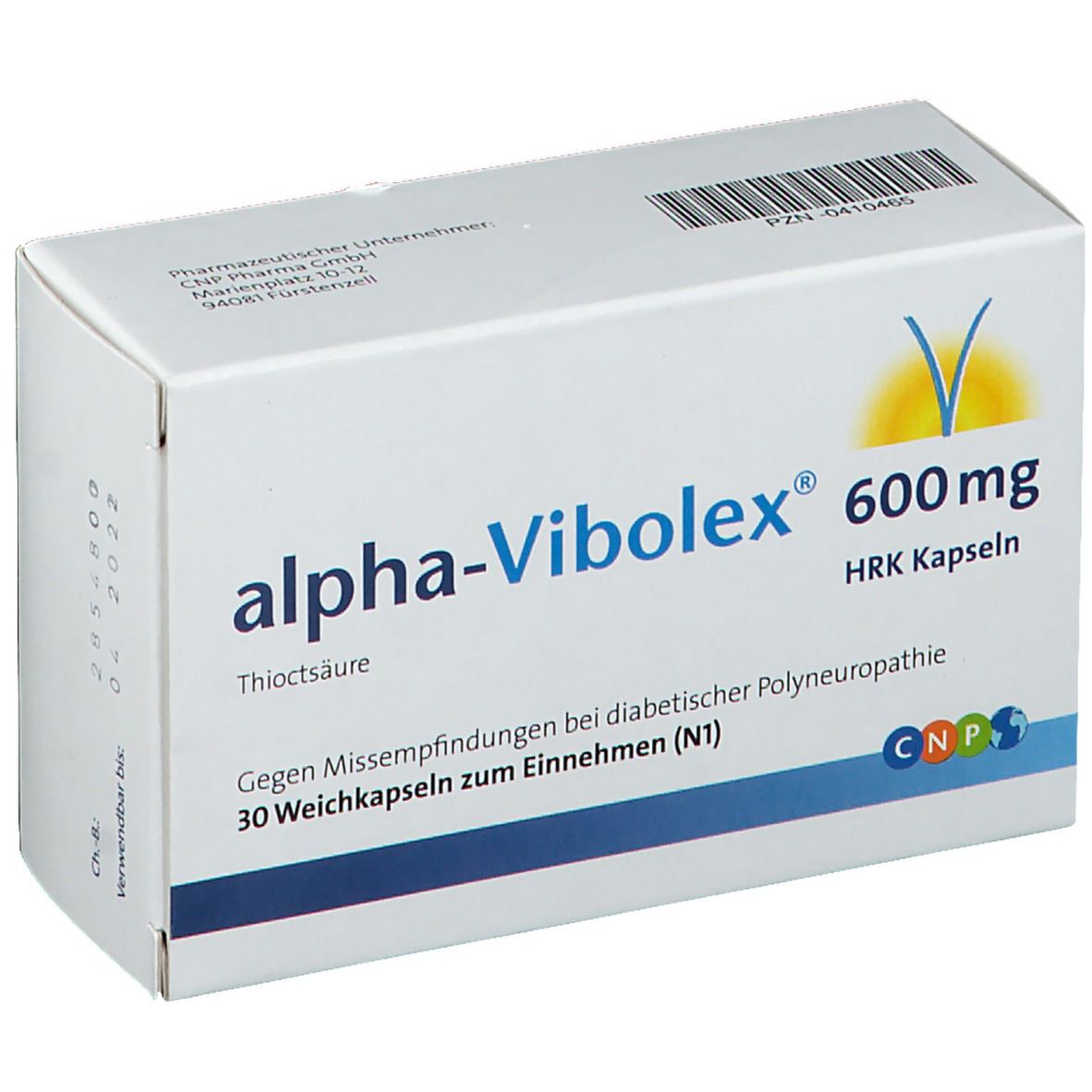 alpha-Vibolex® 600 mg Hrk Kapseln