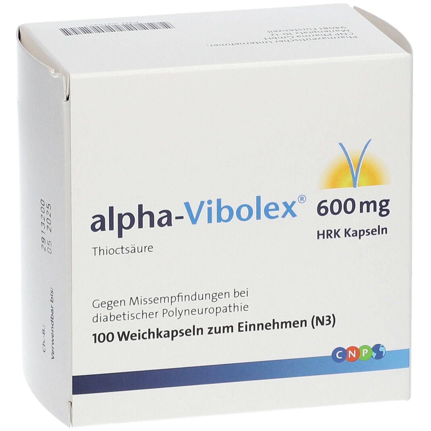 alpha-Vibolex® 600 mg Hrk Kapseln