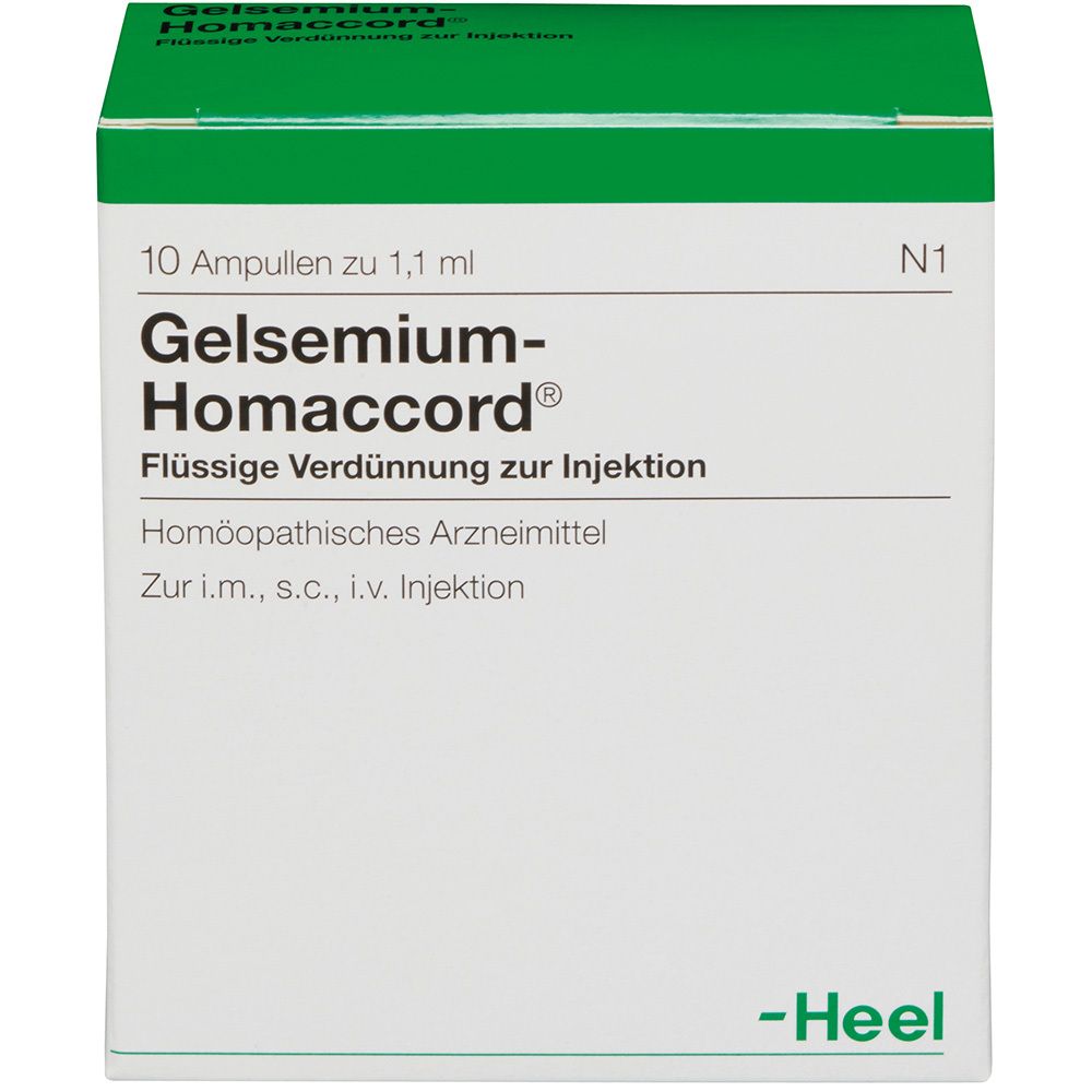 Gelsemium Homaccord Ampullen 10 St