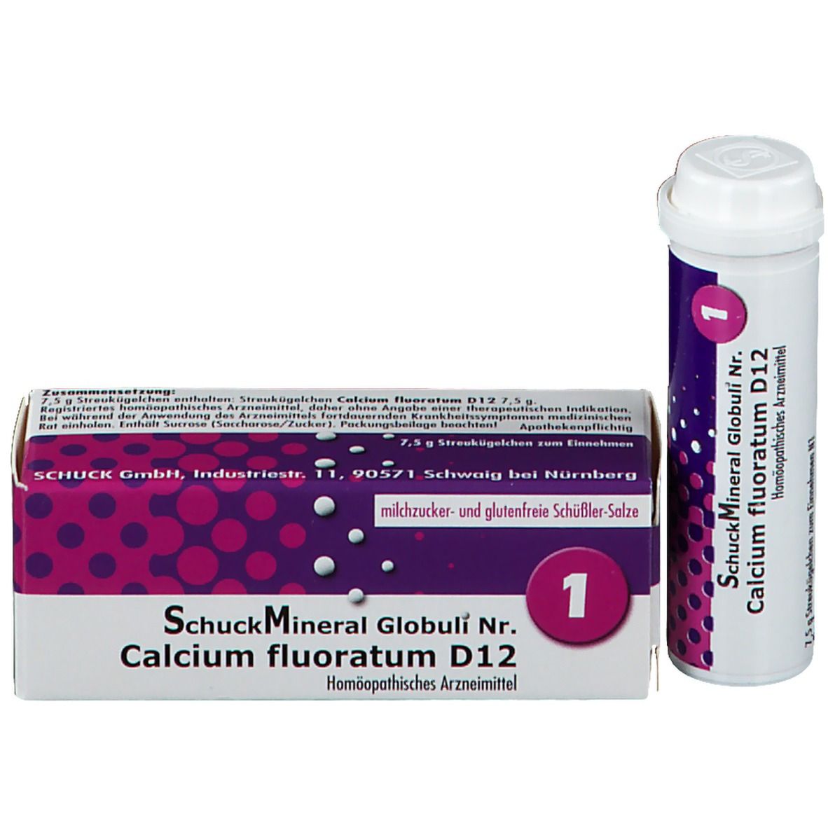 SchuckMineral Globuli Nr. 1 Calcium fluoratum D12