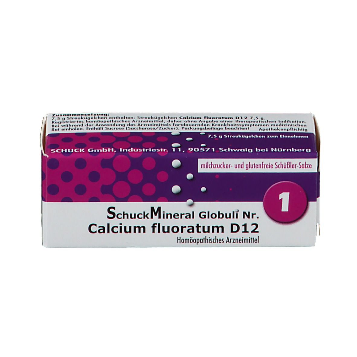 SchuckMineral Globuli Nr. 1 Calcium fluoratum D12