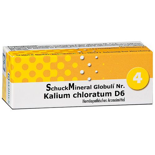 SchuckMineral Globuli Nr. 4 Kalium chloratum D6
