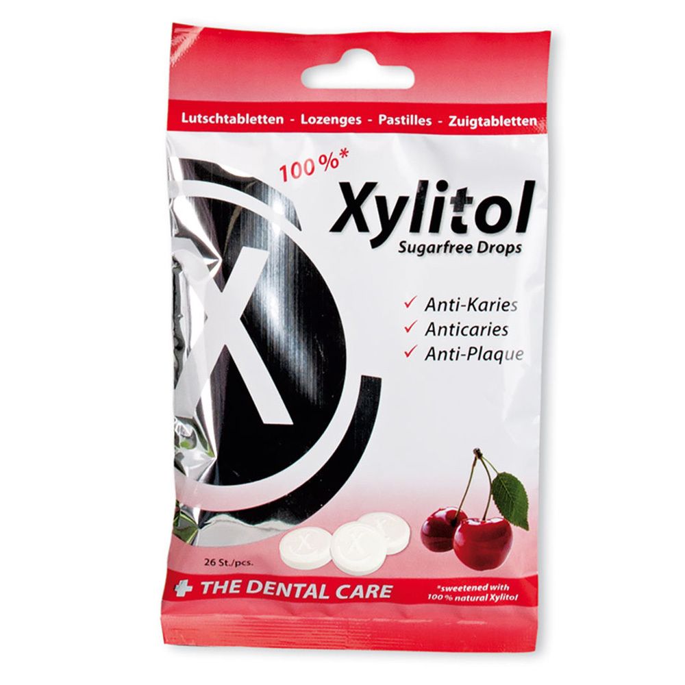 miradent Xylitol Drops Cherry zuckerfrei