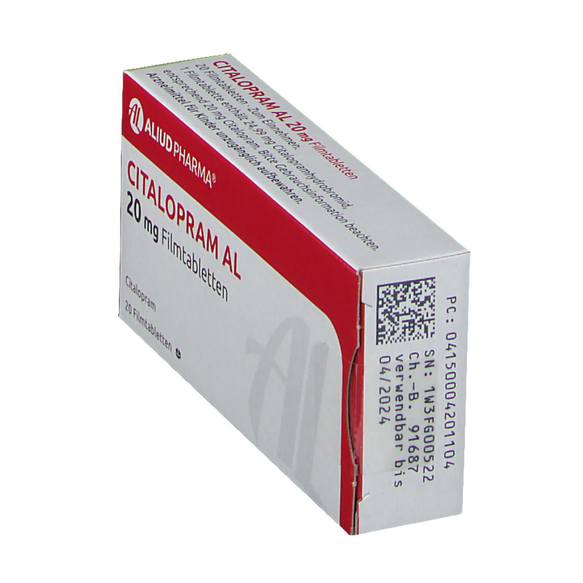 Citalopram AL 30 mg Filmtabletten 20 St