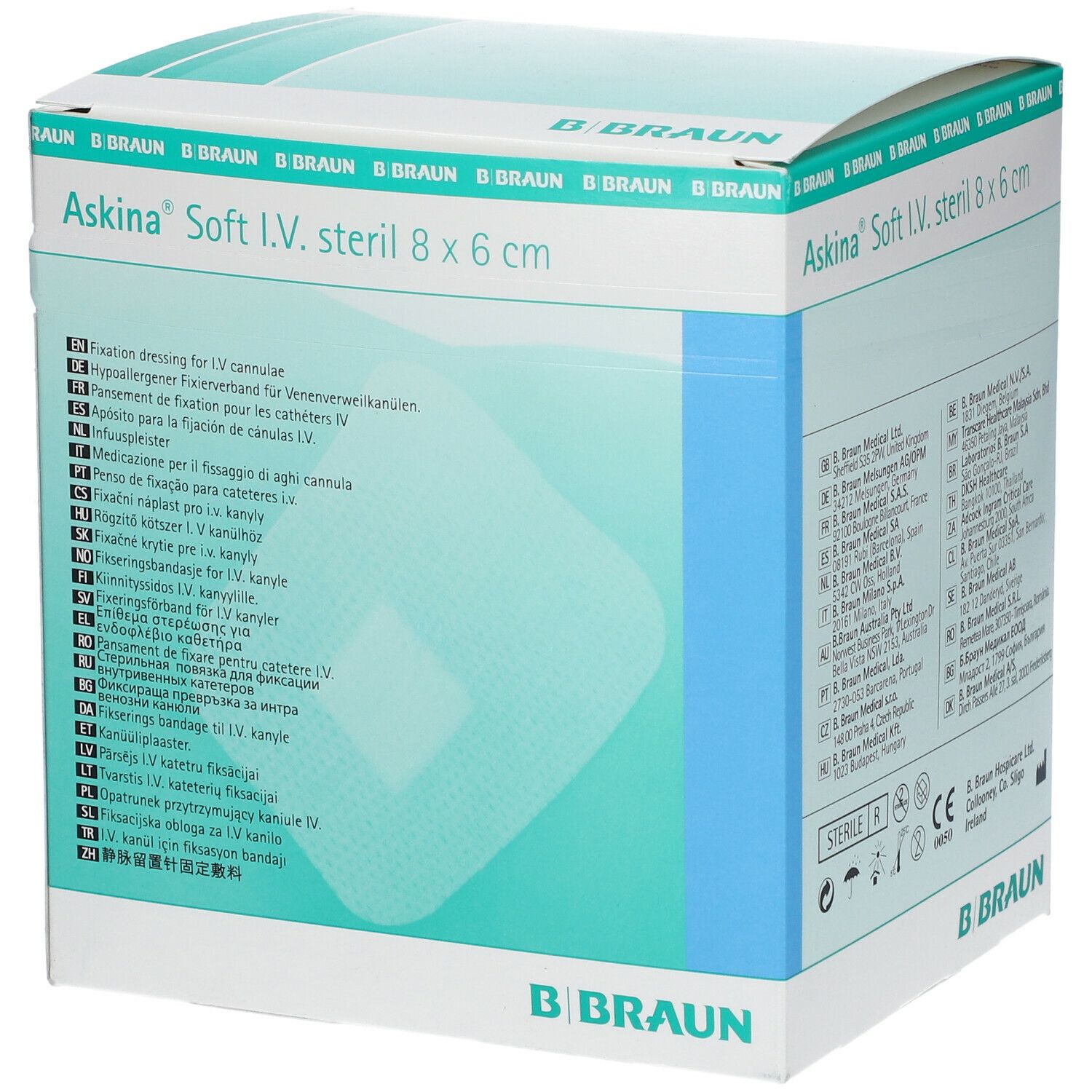 Askina® Soft I.V. steril Wundverband 8 x 6 cm