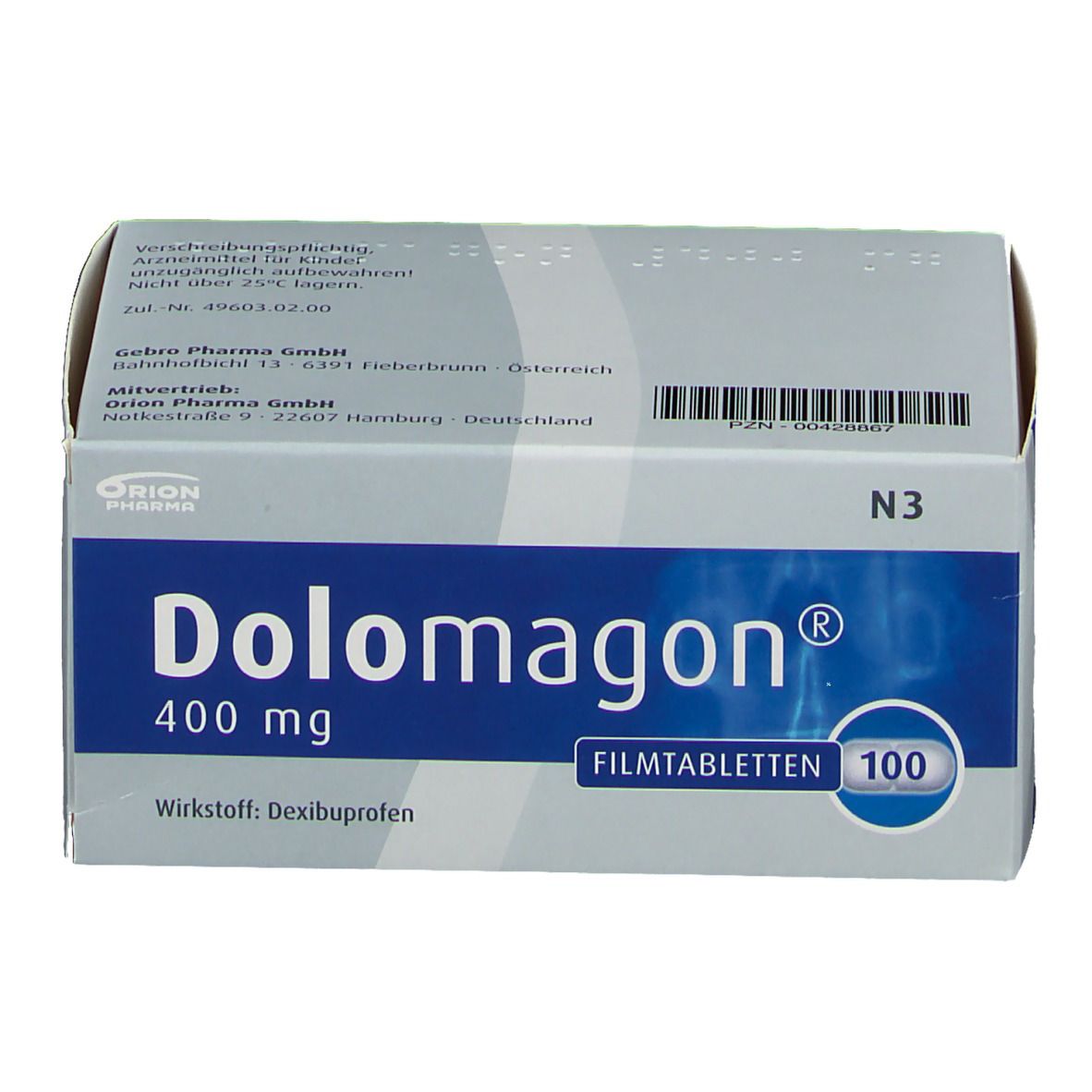 DOLOMAGON 400 mg Filmtabletten