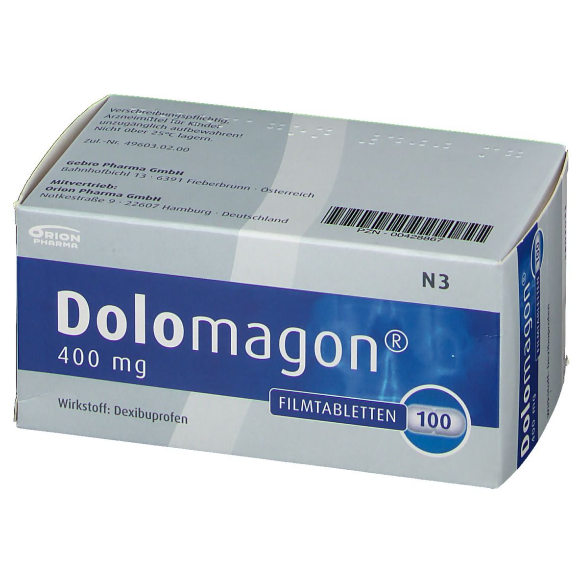 DOLOMAGON 400 mg Filmtabletten