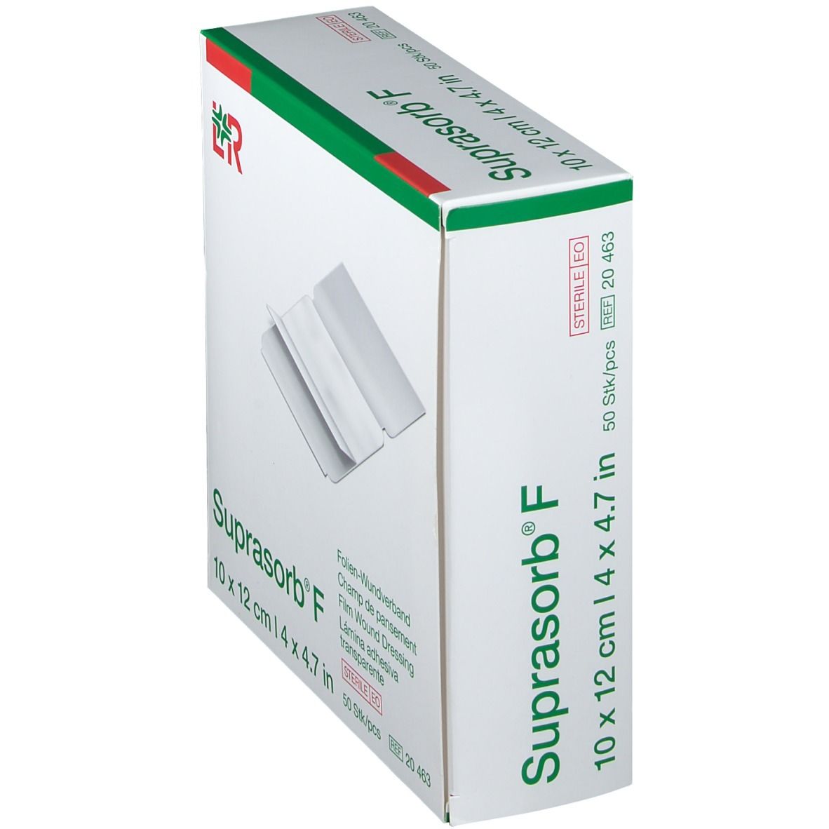 Suprasorb F Folien-Wundverb.10x12 cm steril 50 St Verband