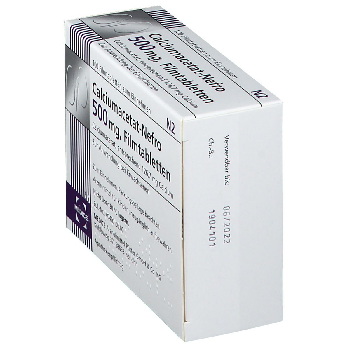 Calciumacetat-Nefro 500 mg