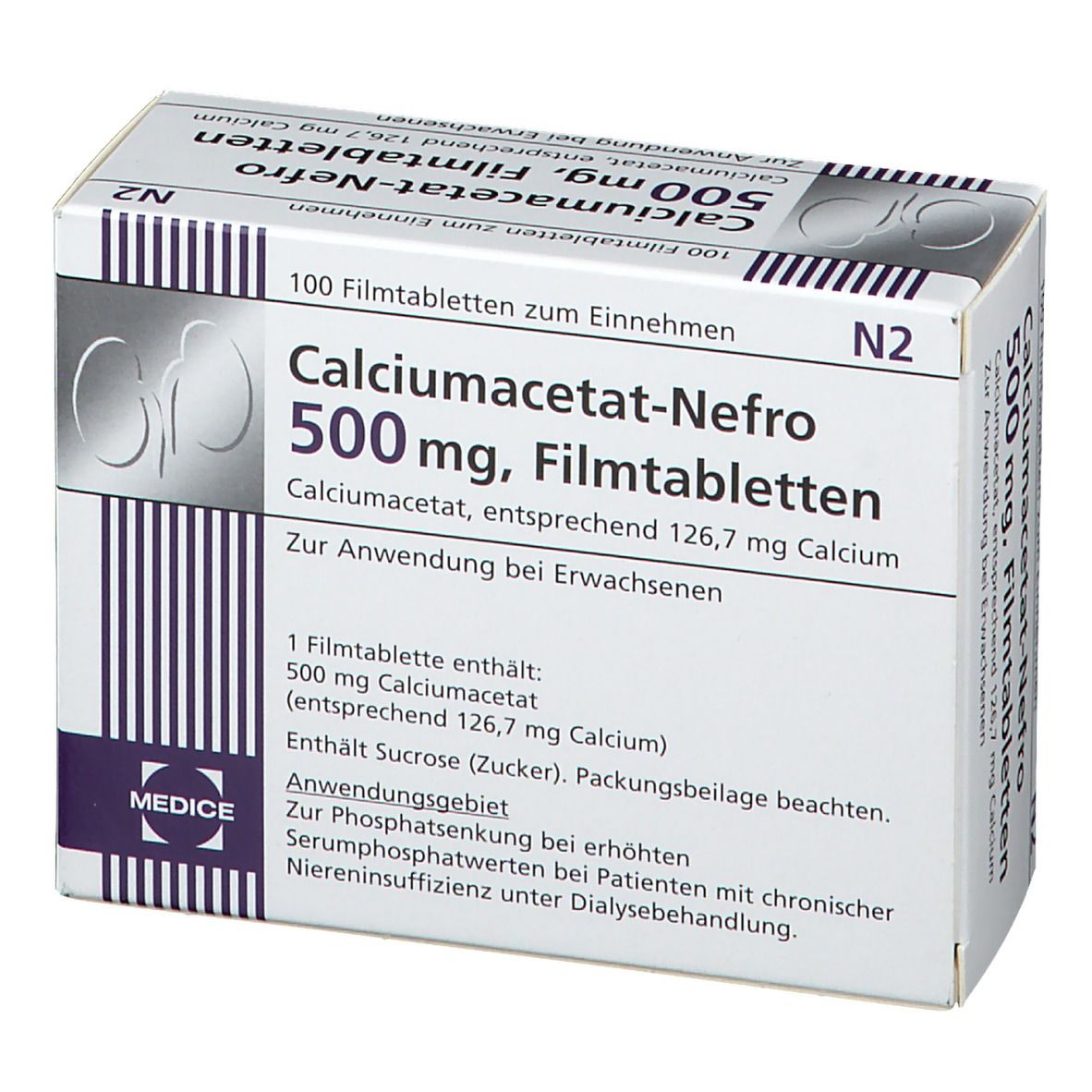 Calciumacetat-Nefro 500 mg