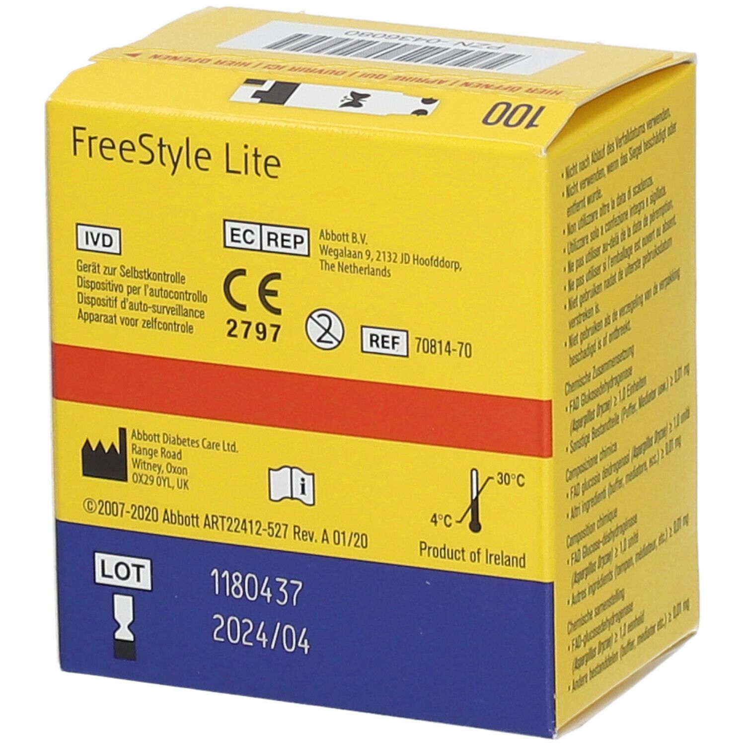 FreeStyle Lite Blutzucker Teststreifen ohne Codieren