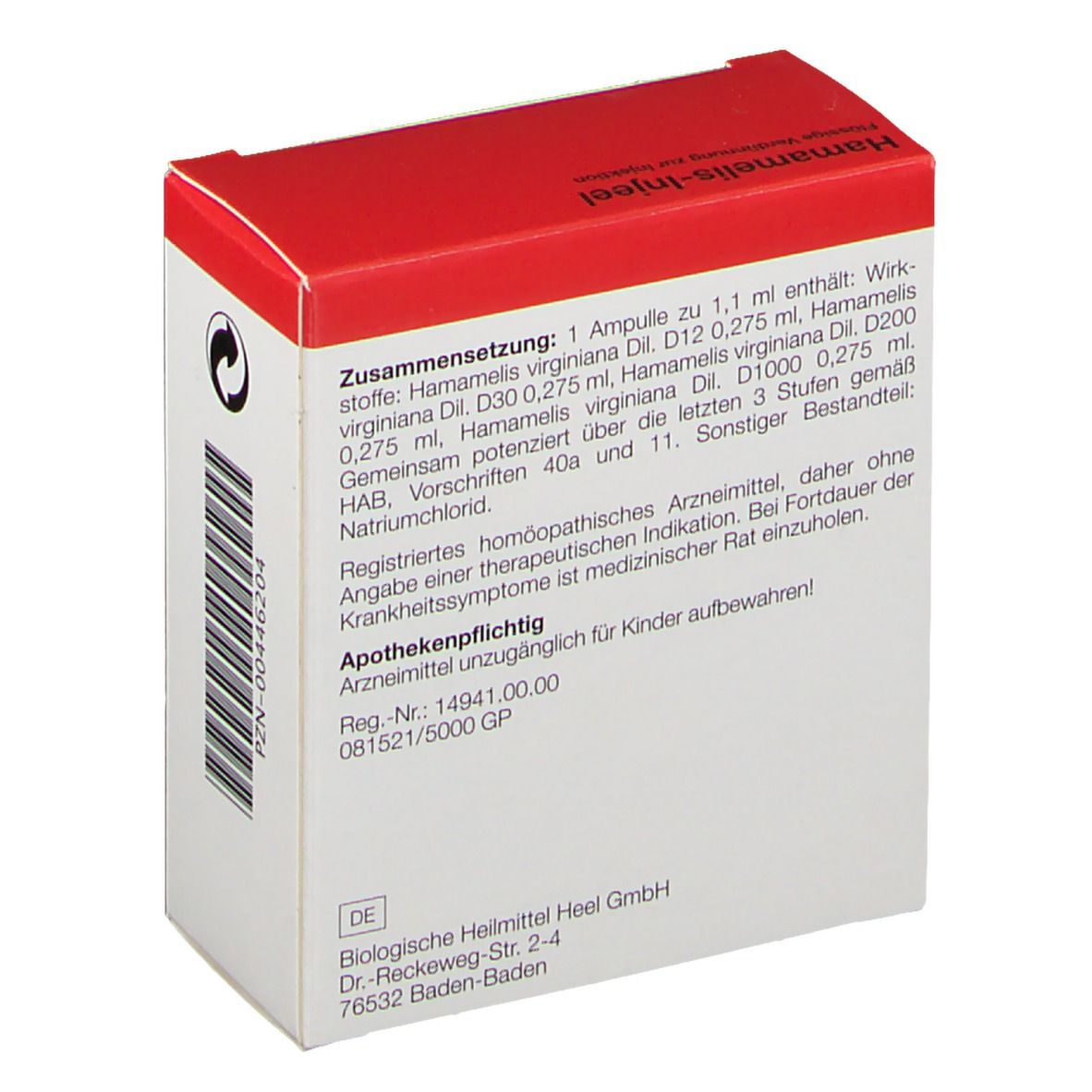 Hamamelis-Injeel® Ampullen
