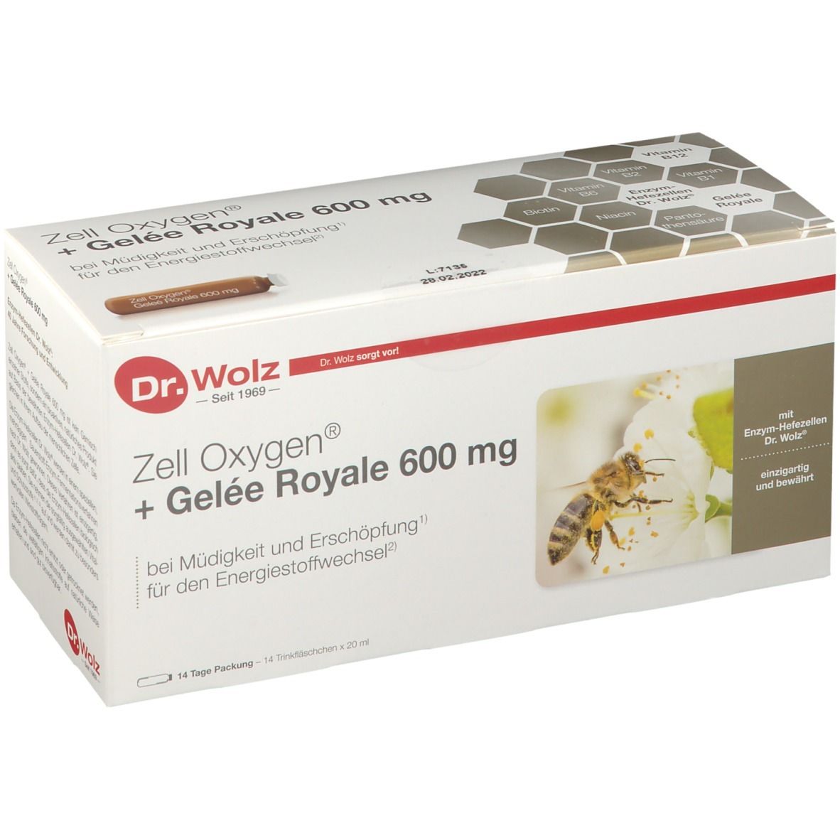 Zell Oxygen® + Gelee Royale 600 mg