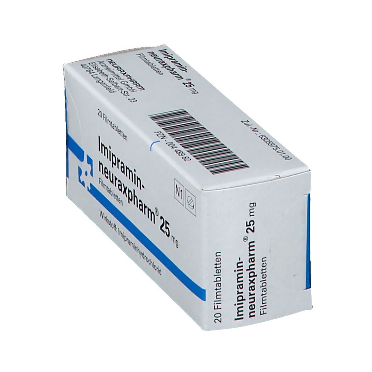 IMIPRAMIN-neuraxpharm 25 mg Filmtabletten 20 St