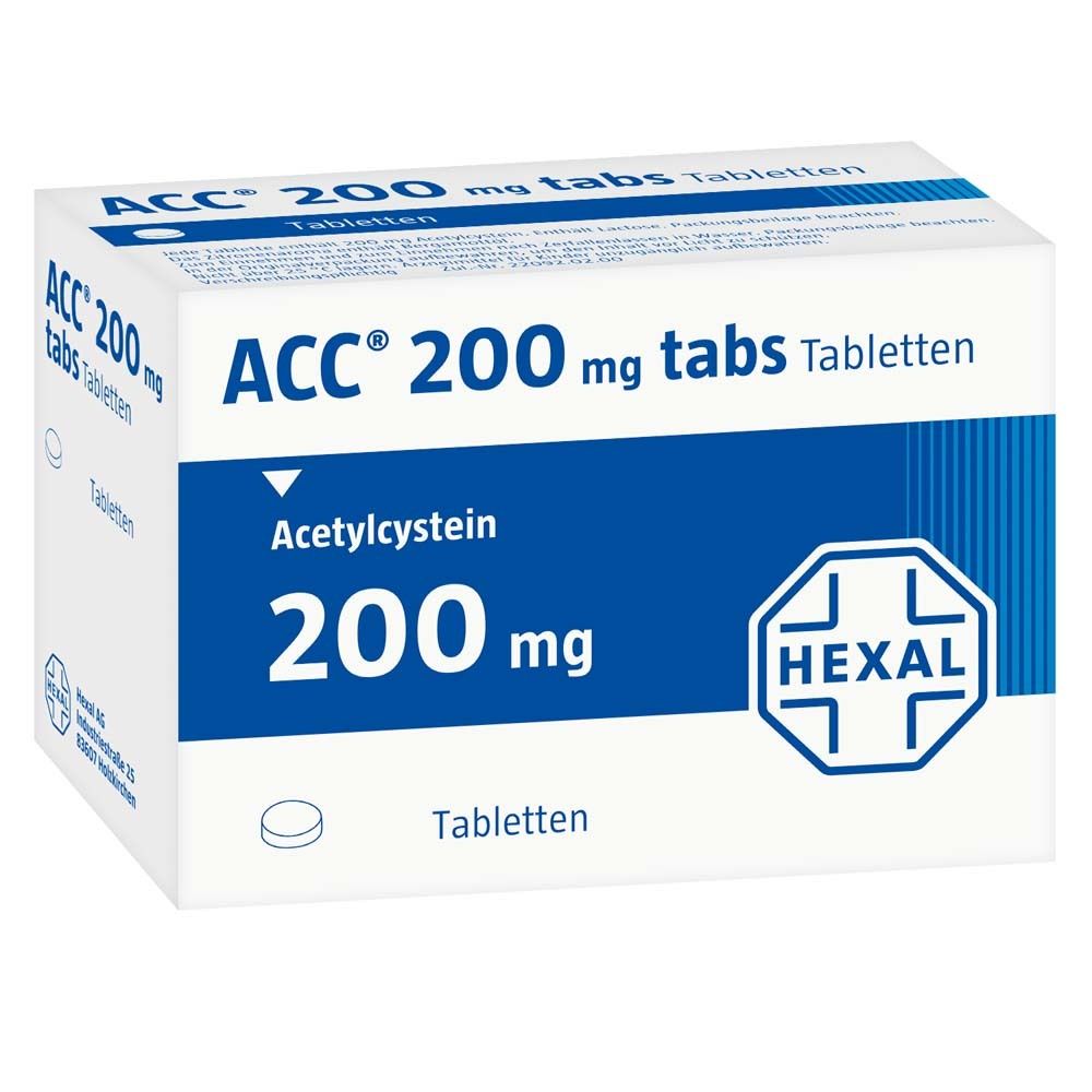 ACC® 200 mg tabs.