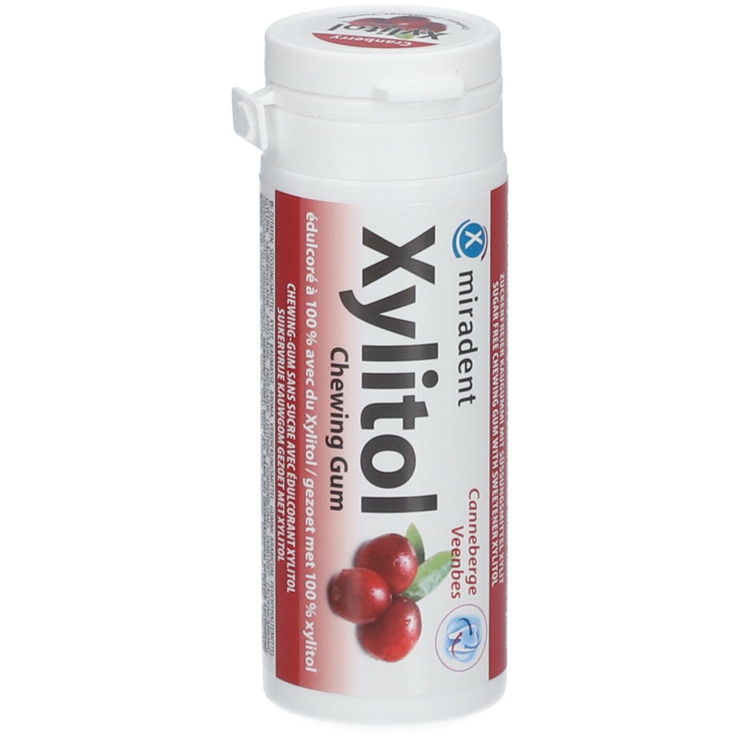 miradent Xylitol Chewing Gum Cranberry