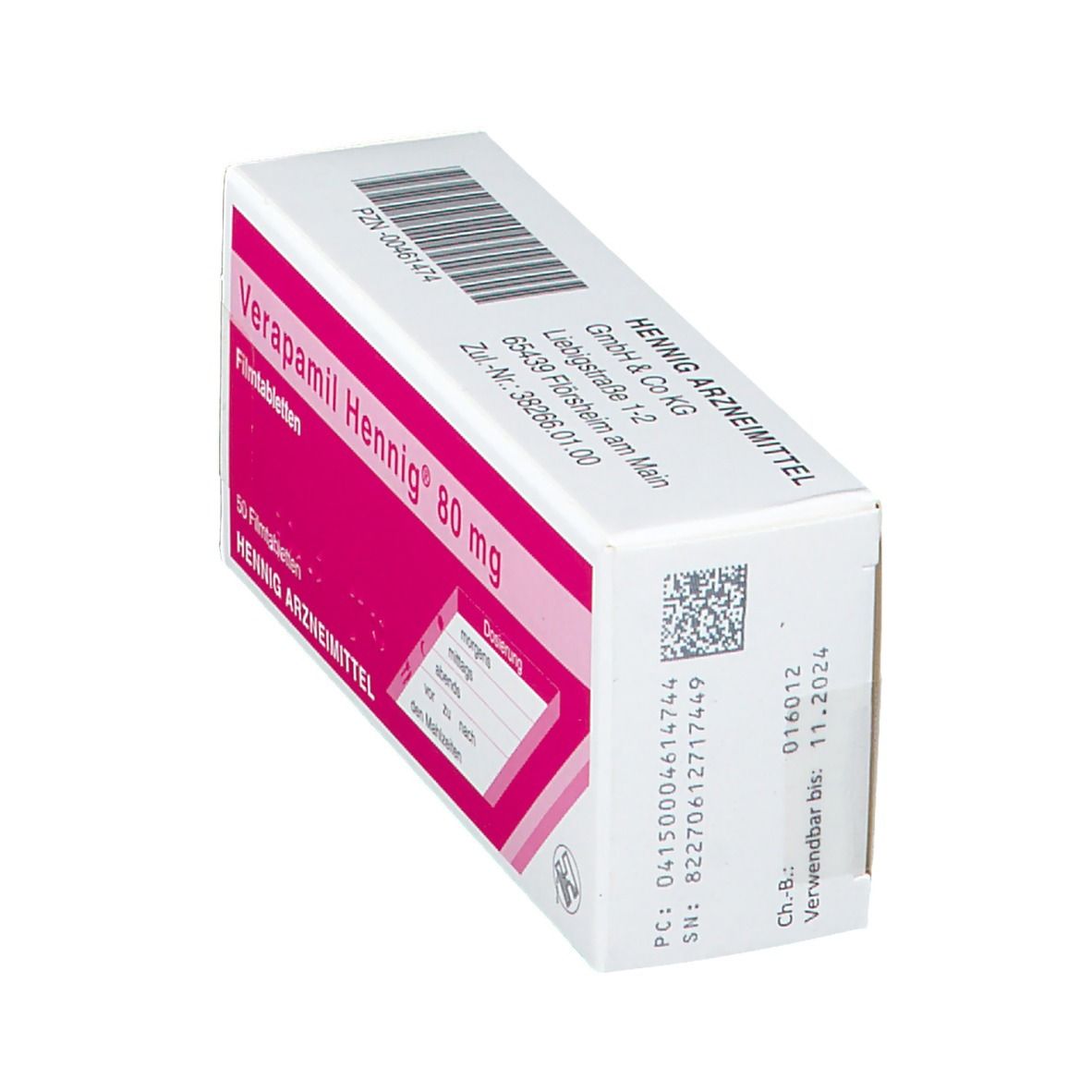 Verapamil Hennig® 80 mg