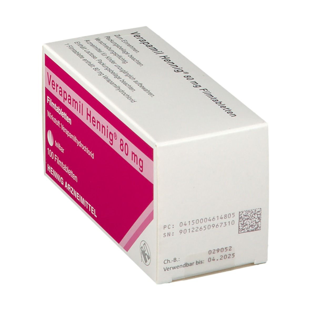 Verapamil Hennig® 80 mg