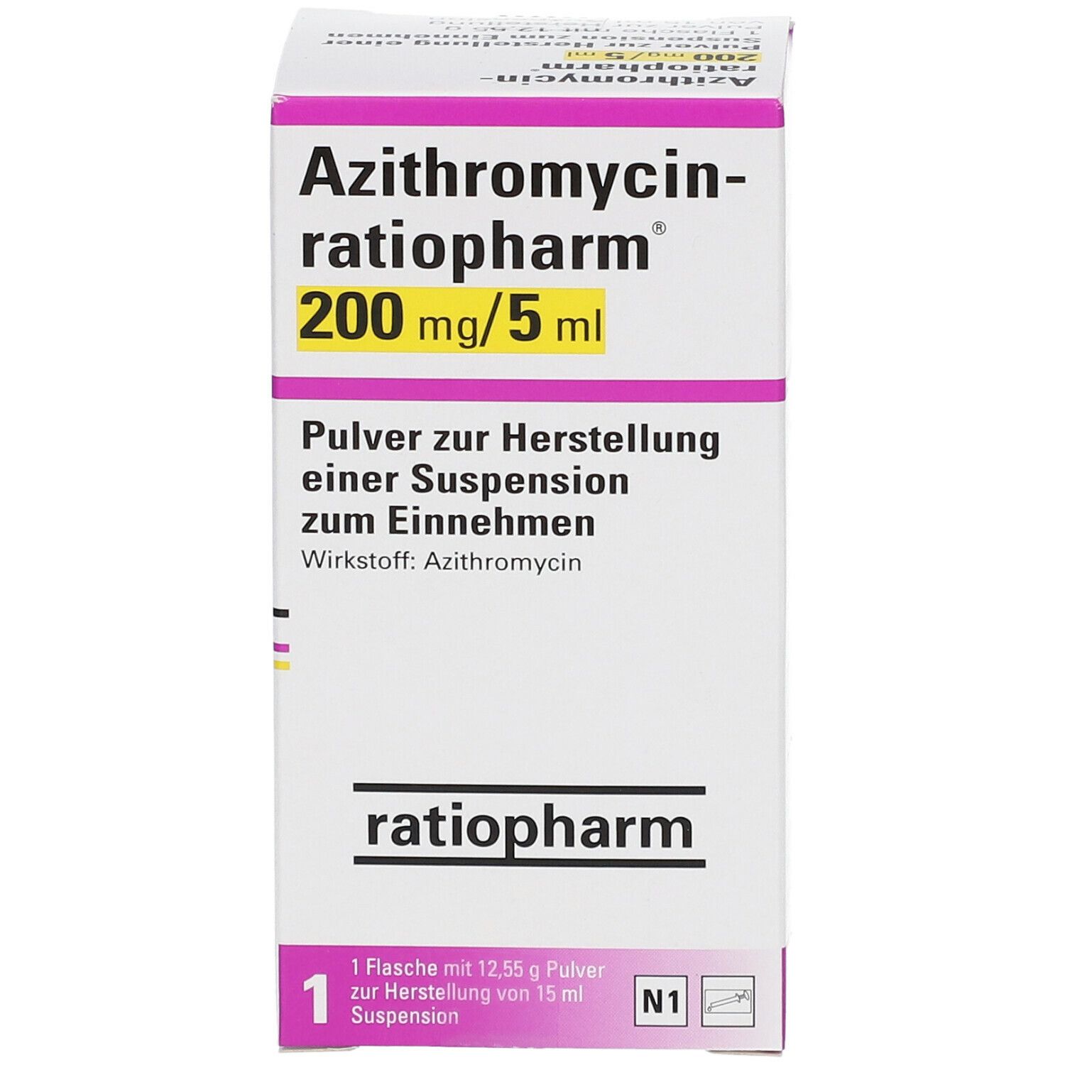 Azithromycin-ratiopharm® 200 mg/5 ml