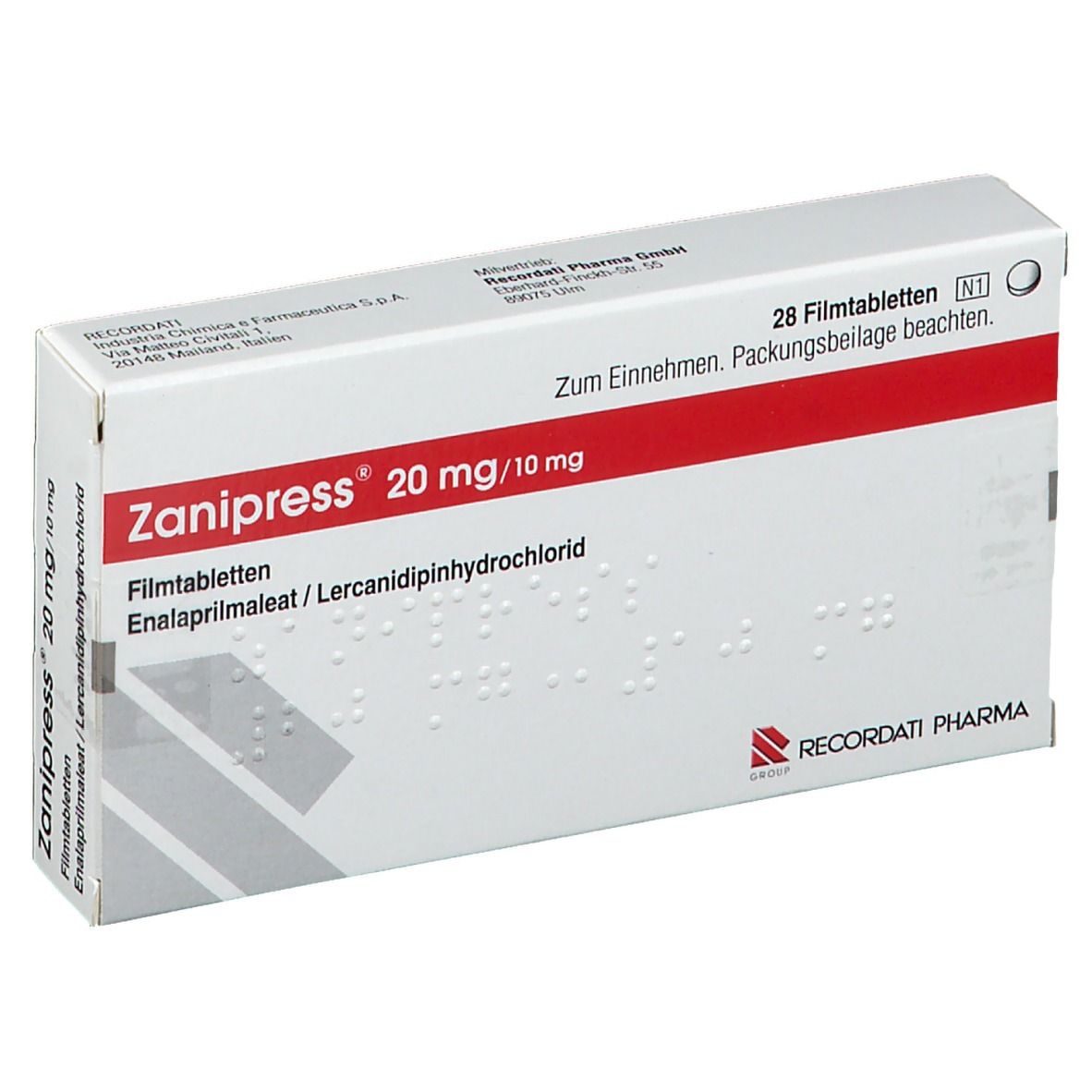 Zanipress 20 mg/10 mg Filmtabletten 28 St