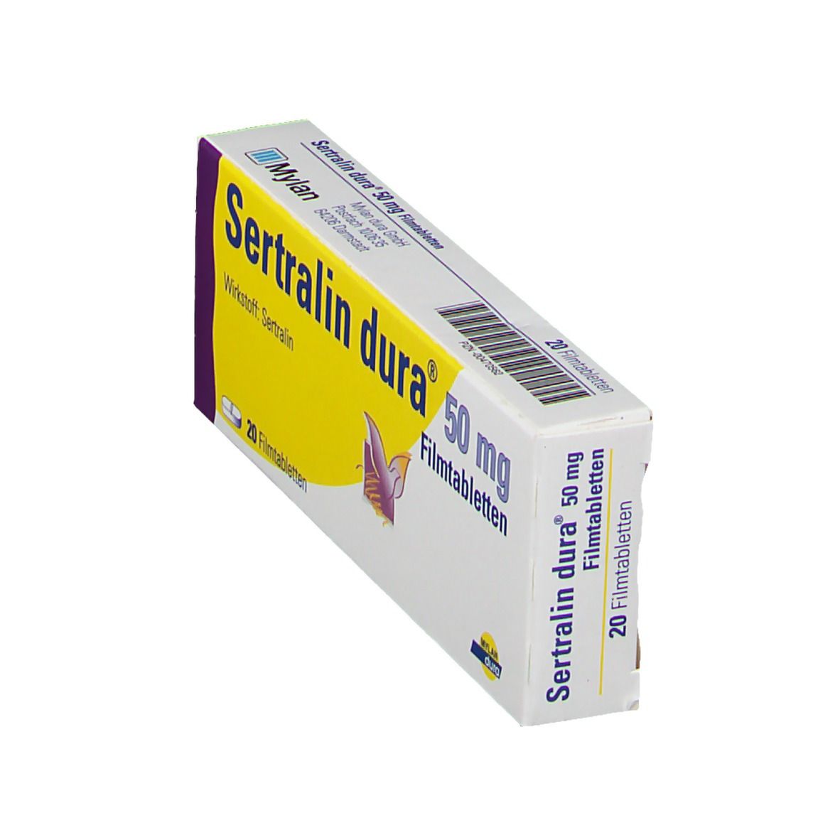 Sertralin dura 50 mg Filmtabletten 20 St