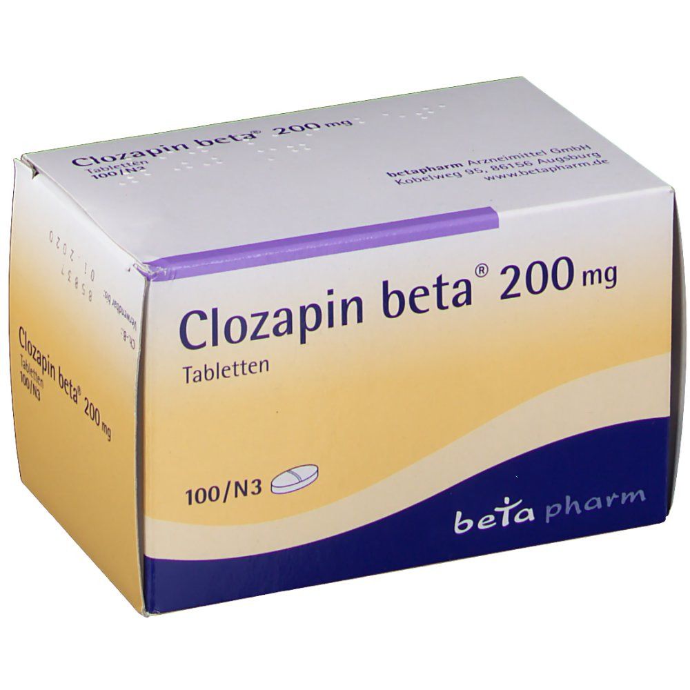 Clozapin beta® 200 mg